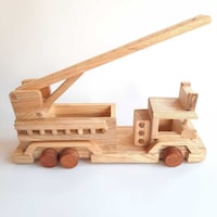 Toddle Care Wooden Fire Engine Truck for Kids