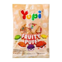 Yupi Fruity Puff Gummy, 120g, Carton Of 24 Packs