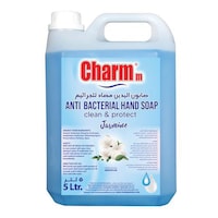 Picture of Charmm Antibacterial Hand Wash, Jasmine, 5L, Carton of 4Pcs
