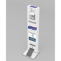 Purell Instant Hand Sanitizer Foot Opereted Stand, Grey