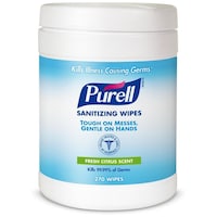 Picture of Purell Hand Sanitizing Wipes, Pack of 270 pcs