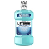 Listerine Ultra Clean Rinse Artic Mint Mouth Wash - 1.5 Liter, Pack of 2