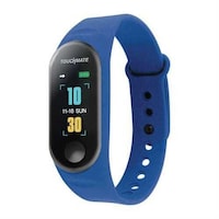 Touchmate Waterproof Fitness Band, Blue