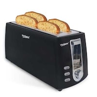 Picture of Touchmate 4 Slice Retro Toaster, 1200W, Black