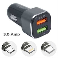 Picture of Touchmate Fast Car Charger with 3-In-1 Charging Cable