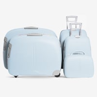 Picture of Para John Travel Luggage Suitcase, Milky White, Set of 5 Pcs
