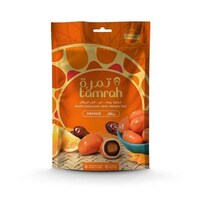 Tamrah Orange Chocolates in Zipper Bag, 100 g, Carton of 24 Pcs