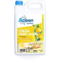 Bcleen Cream Hand Wash With Lemon Moisturizer, 5L, Carton Of 4Pcs