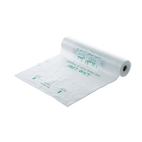 Al Bayader Biodegradable HDPE Plastic Bags, 35 x 45cm - Carton Of 10 Packs