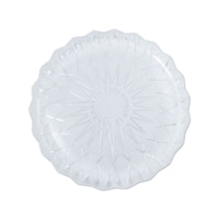Al Bayader Cristalpac Crystal-Like PS Plastic Platter, 30 x 2cm - Carton Of 75