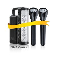 Sanford 3 in 1 LED Emergency Lantern & Flash Light, SF5847SEC BS BLACK