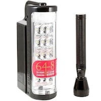 Picture of Sanford 2 in 1 Emergency Lantern & Flash Light Combo, Black, SF5840SEC BS