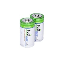 Fuji Enviromax Super Alkaline Everyday Batteries, C, Pack of 2pcs