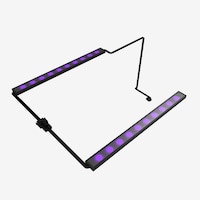 Picture of NZXT Hue 2 RGB Underglow LED Strip Accessory, 2 x 200mm