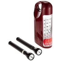 Picture of Sanford 3 in 1 LED Emergency Lantern & Flash Light Combo, Red, SF5847SEC BS