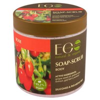 Picture of Organic Pink Rose Body Scrub for Anti Aging, 450ml