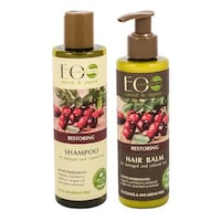 Organic Restoring Shampoo & Conditioner for Damaged and Colored Hair, 500g
