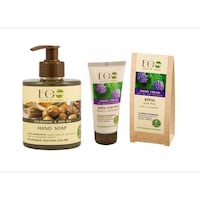 Organic Hand Soap and Hand Cream Set for Anti Age, 135g