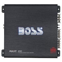 Boss Audio Systems R2504 4 Channel Riot 1000 Watt Remote Subwoofer Control