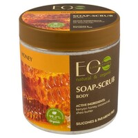 Organic Honey Body Scrub for Tightening and Smoothing, 450ml