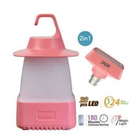 Picture of Sanford 2-In-1 Rechargeable LED Camping Light, 18cm, Pink