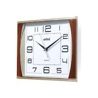 Picture of Sanford Analog Wall Clock, Brown