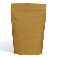 Picture of Stripped Paper Stand Up Pouch With Zipper, 1Kg, Brown, Carton Of 500 Pcs