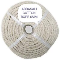 Abbasali Cotton Rope, Beige, 6 x 40