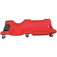 Abbasali Mechanic Garage Creeper Trolley, Red