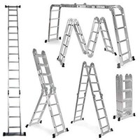 NJM Multipurpose Folding Ladder, 16 Steps