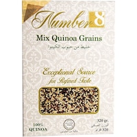 Picture of Number8 Conventional Mixed Quinoa, 320g - Pack of 24
