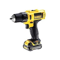DeWalt Compact Drill Driver with 1.5Ah Battery, Yellow & Black, DCD771S2
