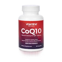 Vtamino Wellness CoQ10 Natural Coenzyme, 30 Capsules