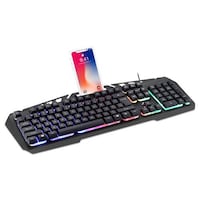 Picture of Zoook Gaming USB Keyboard And 7 Button Mouse Combo, Black