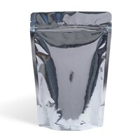 Picture of Stand Up Pouch With Zipper, 150g, Shiny Silver, Carton Of 1000 Pcs