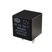 Hella 3-Pin Connector Plugged Flasher Unit, 12V, 4DB 003 750-711