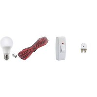 Abbasali Led Bulb with Switch and Wire Set for Home, White