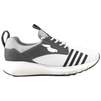 Picture of Kestrel Slip-On Sports Shoes, White & Grey