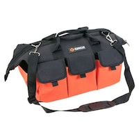 Groz Nylon Waterproof Zipper Tool Bags, NTB-2, Orange