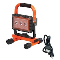 Picture of Groz 640 LED Rechargeable Site Lamp, Orange, 9 Watt