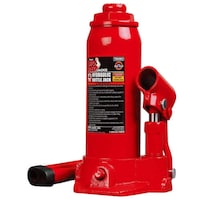 Heavy Duty Hydraulic Bottle Jack, 4 Ton, Red