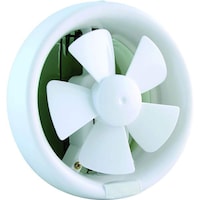Wall Mounted Exhaust Fan, 6 Inch, White