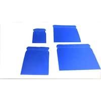 Plastic Putty Scraper, Blue, Pack of 4pcs