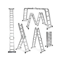 Multipurpose Aluminium Ladder, 4.8 m, 16 Steps