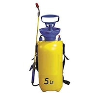 Handheld Garden Pressure Sprayer, Yellow, 5 Litres