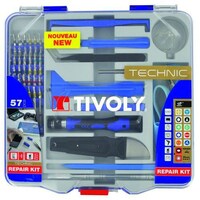 Tivoly Repair Kit, Pack of 57Pcs, Grey