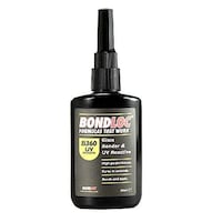 Bondloc Glass Bonder and UV Reactive Adhesive Liquid Sealant, 50 ml