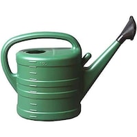 Elise Plastic Large Watering Can, 1 Nozzle, 10 litter, Green