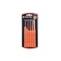 Tactix Punch Pin Set, Orange, Pack of 6 Pcs