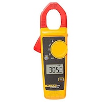 Fluke AC/DC Digital Clamp Meter, Yellow and Red